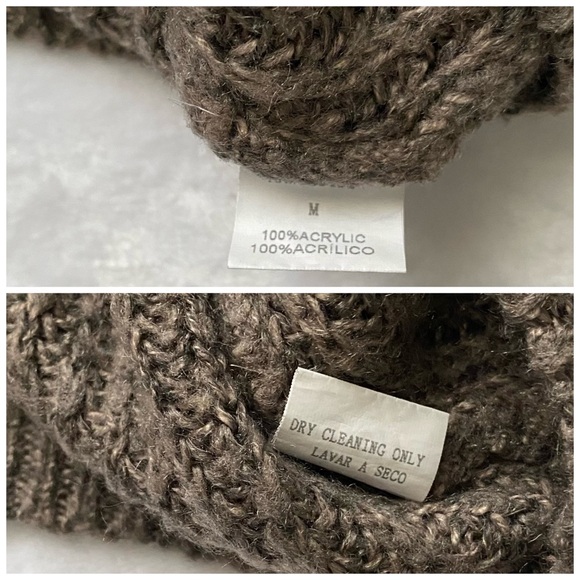 Brown Surplice Sweater - Picture 4 of 9